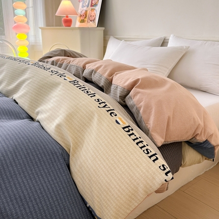 91家纺网 家纺一手货源 找家纺 （总）2024新款加厚全棉生态磨毛套件及单品--单被套