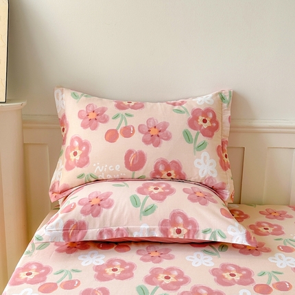 91家纺网 家纺一手货源 找家纺 （总）2024新款加厚全棉生态磨毛套件及单品--单枕套