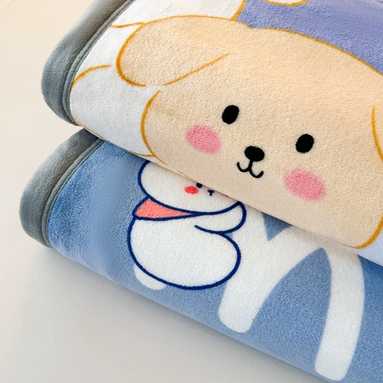 91家纺网 家纺一手货源 找家纺 （总）（买家秀 爆款花型 不断货）A类母婴级婴童毯子牛奶绒毛毯牛奶绒毯子午睡毯珊瑚绒毛毯子沙发毯子盖毯午休