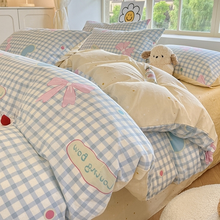 91家纺网 家纺一手货源 找家纺 （总）（买家秀 爆款花型 不断货）13372纯棉四件套全棉四件套卡通四件套儿童三件套学生宿舍三件套学生套件