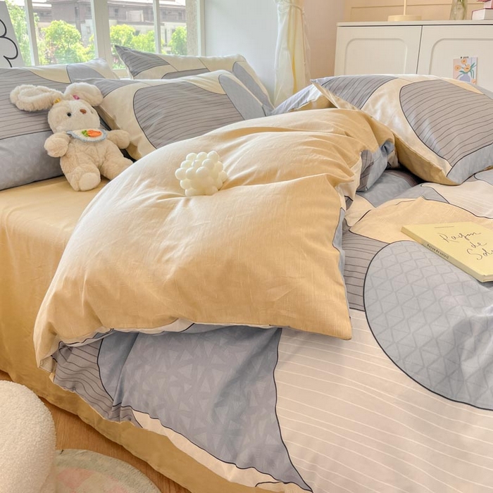 91家纺网 家纺一手货源 找家纺 （买家秀 爆款花型 不断货）13372纯棉四件套全棉四件套卡通四件套儿童三件套学生宿舍三件套学生套件 律动时刻【全棉 吸湿排汗 亲肤透气】