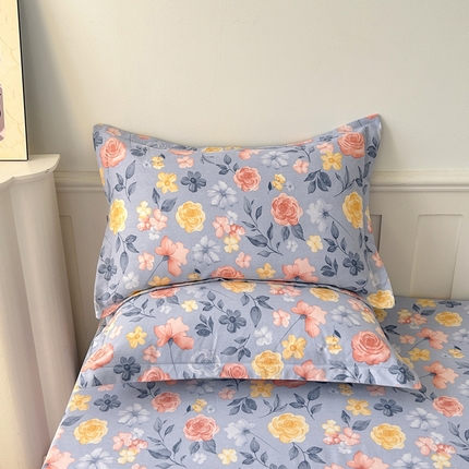 91家纺网 家纺一手货源 找家纺 （总）2024新款加厚全棉生态磨毛套件及单品--单枕套