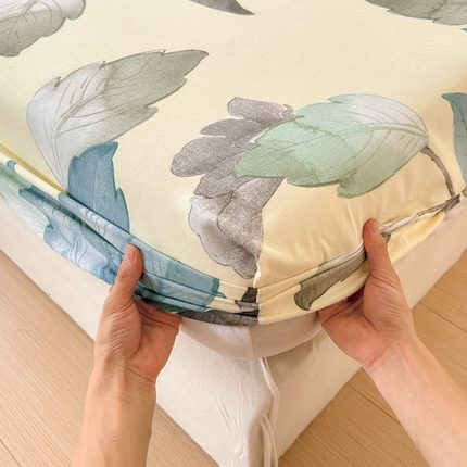 91家纺网 家纺一手货源 找家纺 （总）2024新款加厚全棉生态磨毛套件及单品--单床笠