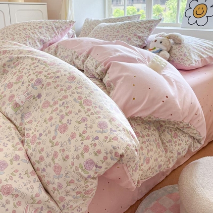 91家纺网 家纺一手货源 找家纺 （总）（买家秀 爆款花型 不断货）13372纯棉四件套全棉四件套卡通四件套儿童三件套学生宿舍三件套学生套件