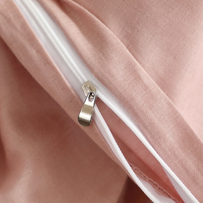 91家纺网 家纺一手货源 找家纺 （总）晶缦家纺 2025新款纯棉纯色全棉双层纱系列单被套单件/单品被套被罩四季通用