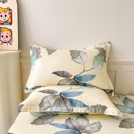 91家纺网 家纺一手货源 找家纺 （总）2024新款加厚全棉生态磨毛套件及单品--单枕套