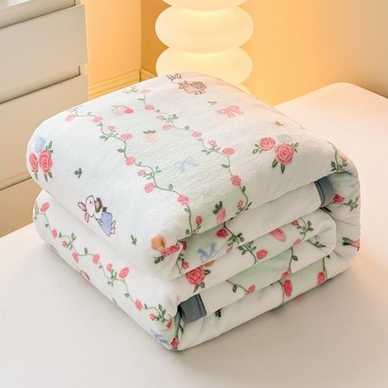 91家纺网 家纺一手货源 找家纺 （总）（买家秀 爆款花型 不断货）A类母婴级婴童毯子牛奶绒毛毯牛奶绒毯子午睡毯珊瑚绒毛毯子沙发毯子盖毯午休