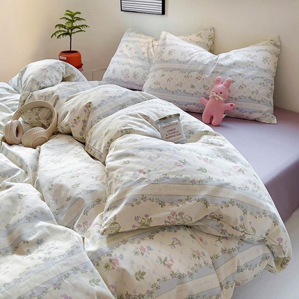 91家纺网 家纺一手货源 找家纺 （总）（买家秀 爆款花型 不断货）13372纯棉四件套全棉四件套卡通四件套儿童三件套学生宿舍三件套学生套件
