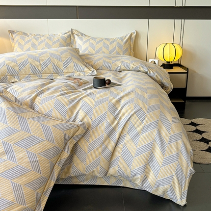 91家纺网 家纺一手货源 找家纺 （总）（买家秀 长期款不断货）100s高支密新疆长绒棉磨毛印花被套高色织磨毛床单磨毛床笠磨毛三件套-四件套