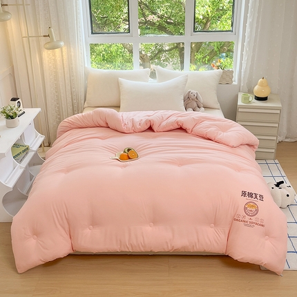 91家纺网 家纺一手货源 找家纺 （总）（买家秀爆款花色不断货）A类母婴级原棉大豆被春秋被秋冬被大豆纤维被子被芯空调被水洗大豆被双拼色大豆被