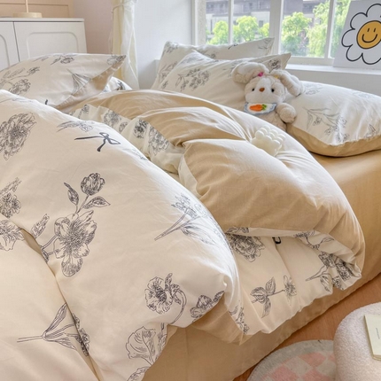 91家纺网 家纺一手货源 找家纺 （总）（买家秀 爆款花型 不断货）13372纯棉四件套全棉四件套卡通四件套儿童三件套学生宿舍三件套学生套件