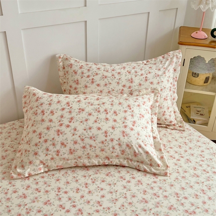 91家纺网 家纺一手货源 找家纺 （总）梦舒羽 2025新款针织棉双层纱枕头套双人枕套枕芯套宿舍单人枕头内胆套