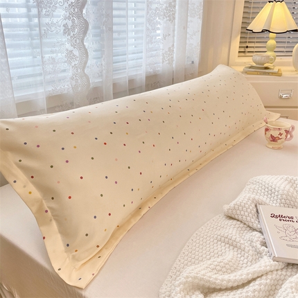 梦舒羽 2025新款针织棉双层纱枕头套亲肤双人枕套枕芯套枕头内胆套 缤纷乐园