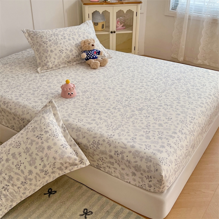 91家纺网 家纺一手货源 找家纺 梦舒羽 2025新款针织棉双层纱枕头套双人枕套枕芯套宿舍单人枕头内胆套 镜花水月