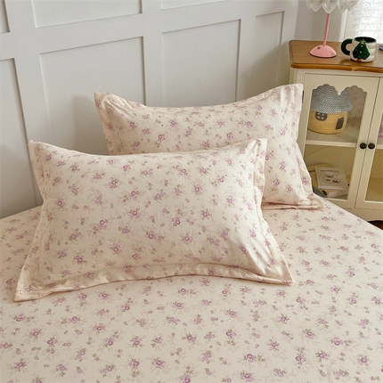 91家纺网 家纺一手货源 找家纺 （总）圣比熊 2025新款针织棉双层纱枕头套双人枕套枕芯套宿舍单人枕头内胆套