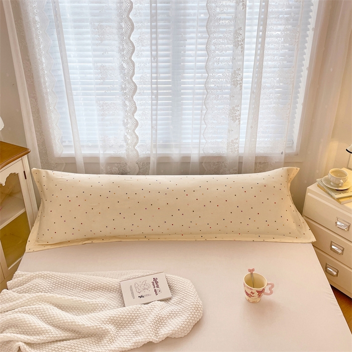 91家纺网 家纺一手货源 找家纺 圣比熊 2025新款针织棉双层纱枕头套亲肤双人枕套枕芯套枕头内胆套 缤纷乐园