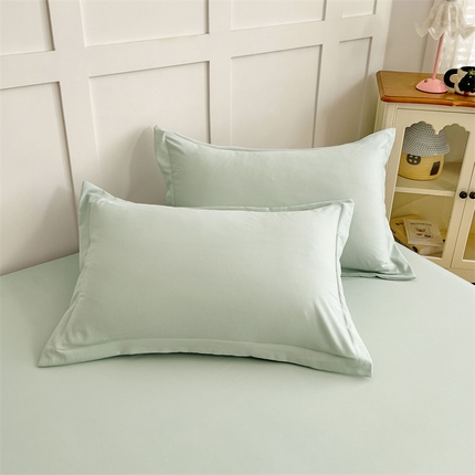 91家纺网 家纺一手货源 找家纺 （总）梦舒羽 2025新款针织棉双层纱枕头套双人枕套枕芯套宿舍单人枕头内胆套