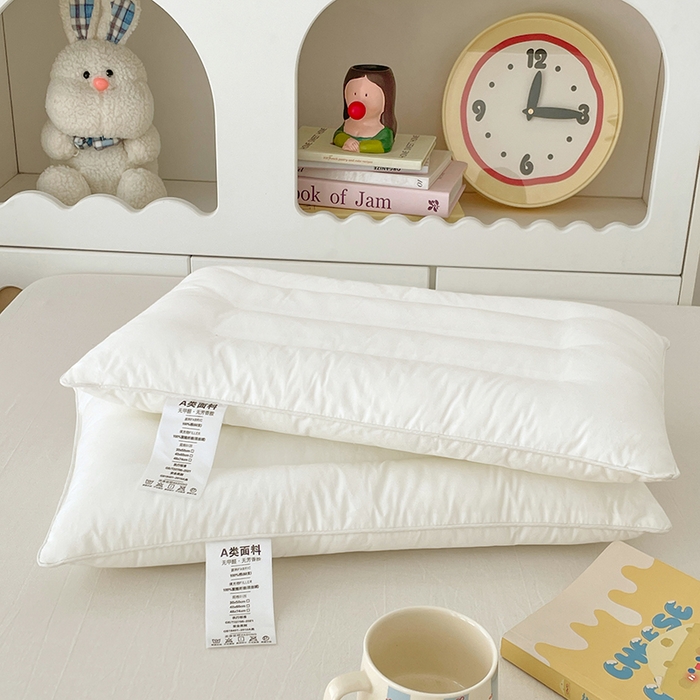 91家纺网 家纺一手货源 找家纺 （总）梦舒羽 2025新款全棉儿童枕芯单人枕头一只内胆枕头芯宿舍一对装
