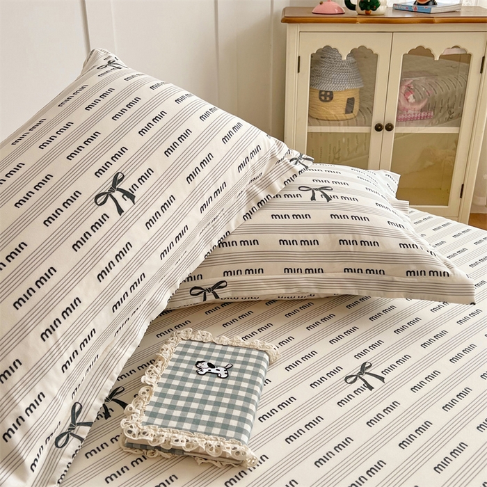 91家纺网 家纺一手货源 找家纺 梦舒羽 2025新款针织棉双层纱双层纱床笠罩全包席梦思床垫保护罩 时尚先生