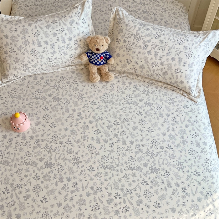 91家纺网 家纺一手货源 找家纺 梦舒羽 2025新款针织棉双层纱枕头套双人枕套枕芯套宿舍单人枕头内胆套 镜花水月