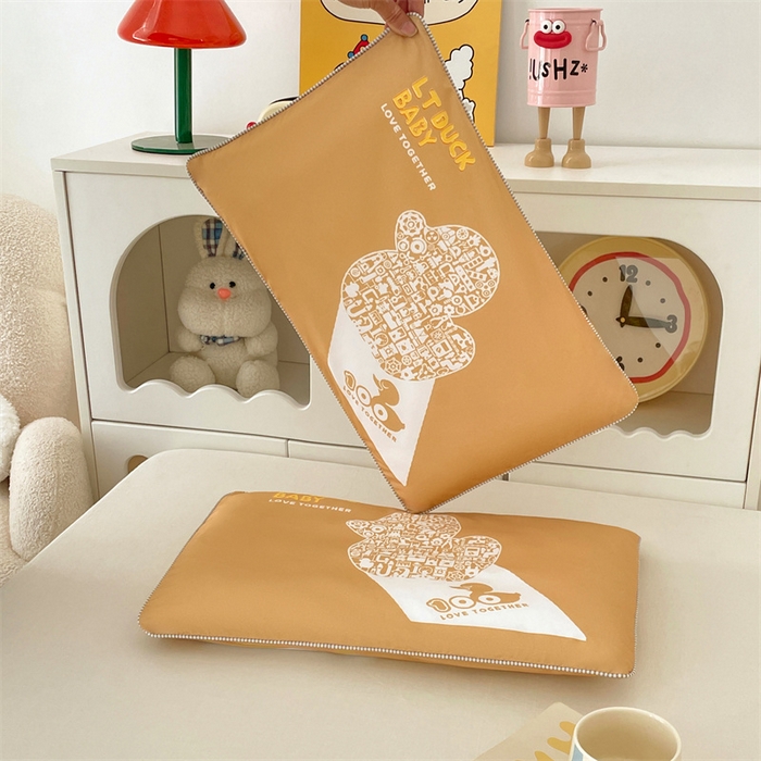 91家纺网 家纺一手货源 找家纺 梦舒羽 2025新款正版授权全棉枕套卡通枕芯套枕头内胆套儿童抱枕套 工程鸭