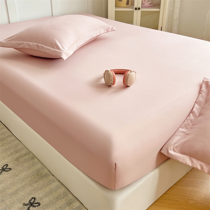 91家纺网 家纺一手货源 找家纺 梦舒羽 2025新款针织棉双层纱枕头套双人枕套枕芯套宿舍单人枕头内胆套 浅粉