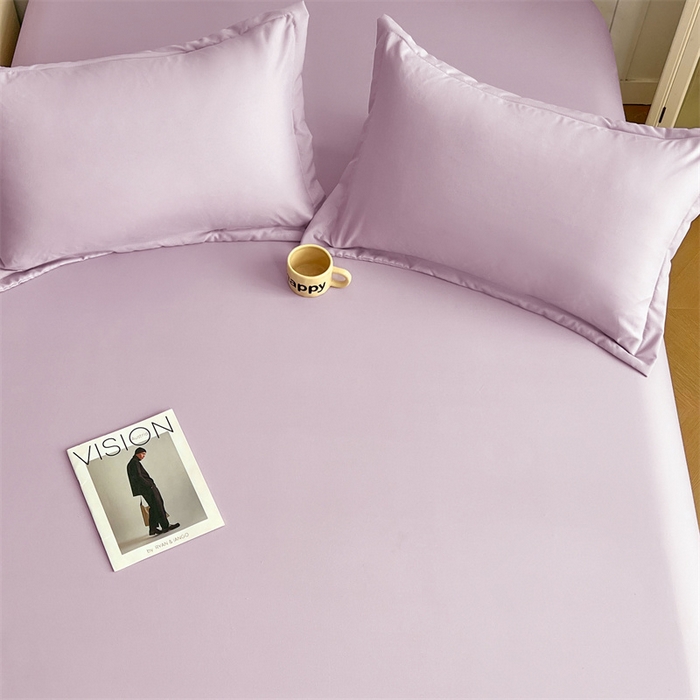 91家纺网 家纺一手货源 找家纺 梦舒羽 2025新款针织棉双层纱枕头套双人枕套枕芯套宿舍单人枕头内胆套 香芋紫