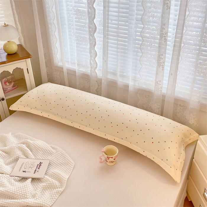 91家纺网 家纺一手货源 找家纺 圣比熊 2025新款针织棉双层纱枕头套亲肤双人枕套枕芯套枕头内胆套 缤纷乐园