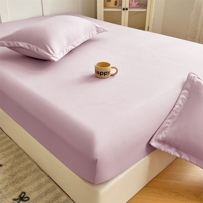 91家纺网 家纺一手货源 找家纺 梦舒羽 2025新款针织棉双层纱枕头套双人枕套枕芯套宿舍单人枕头内胆套 香芋紫