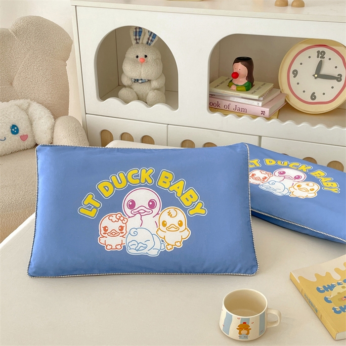 91家纺网 家纺一手货源 找家纺 梦舒羽 2025新款正版授权全棉枕套卡通枕芯套枕头内胆套儿童抱枕套 五彩缤纷