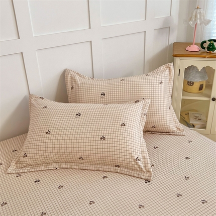 91家纺网 家纺一手货源 找家纺 （总）梦舒羽 2025新款针织棉双层纱枕头套双人枕套枕芯套宿舍单人枕头内胆套