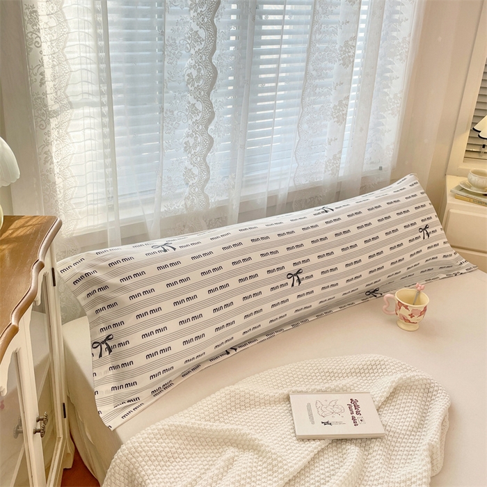 91家纺网 家纺一手货源 找家纺 梦舒羽 2025新款针织棉双层纱枕头套亲肤双人枕套枕芯套枕头内胆套 时尚先生