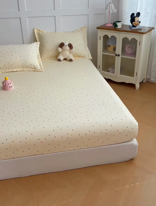 91家纺网 家纺一手货源 找家纺 梦舒羽 2025新款针织棉双层纱枕头套亲肤双人枕套枕芯套枕头内胆套 缤纷乐园