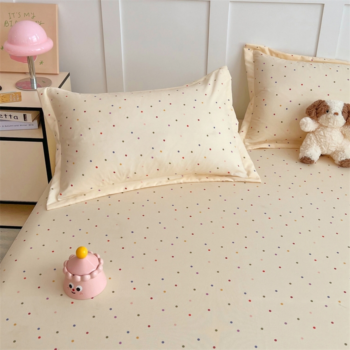 91家纺网 家纺一手货源 找家纺 梦舒羽 2025新款针织棉双层纱枕头套双人枕套枕芯套宿舍单人枕头内胆套 缤纷乐园