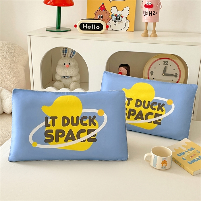 91家纺网 家纺一手货源 找家纺 梦舒羽 2025新款正版授权全棉枕套卡通枕芯套枕头内胆套儿童抱枕套 遨游星际