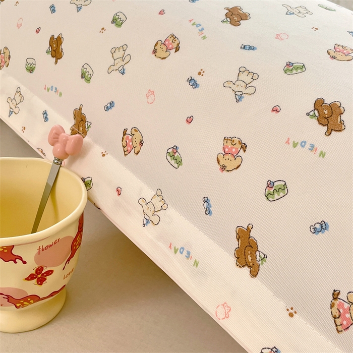 91家纺网 家纺一手货源 找家纺 梦舒羽 2025新款针织棉双层纱枕头套亲肤双人枕套枕芯套枕头内胆套 蛋糕萌犬