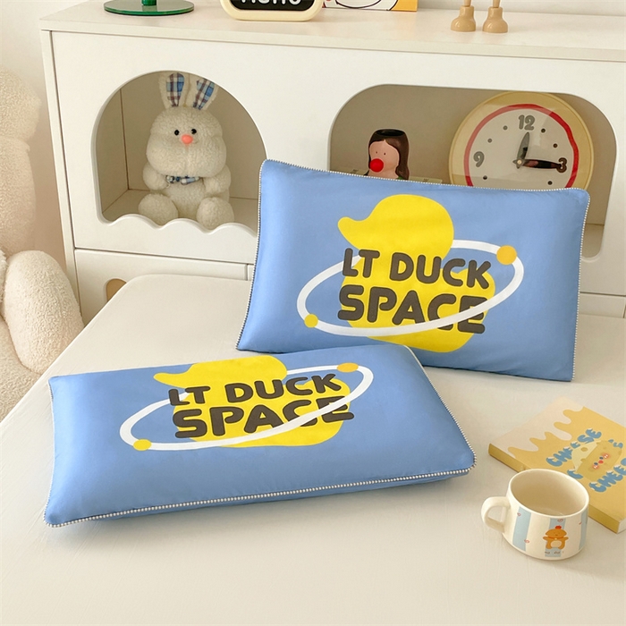 91家纺网 家纺一手货源 找家纺 梦舒羽 2025新款正版授权全棉枕套卡通枕芯套枕头内胆套儿童抱枕套 遨游星际