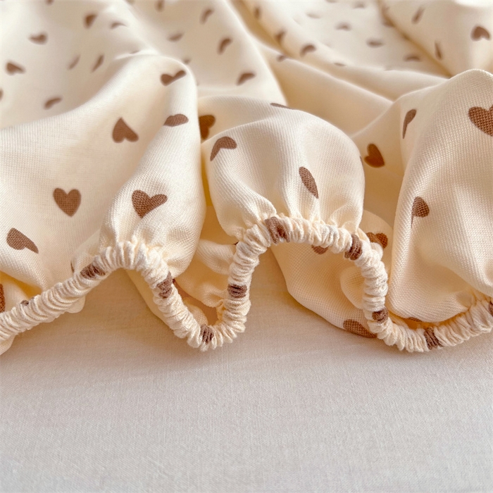 91家纺网 家纺一手货源 找家纺 （总）梦舒羽 2025新款针织棉双层纱双层纱床笠罩全包席梦思床垫保护罩