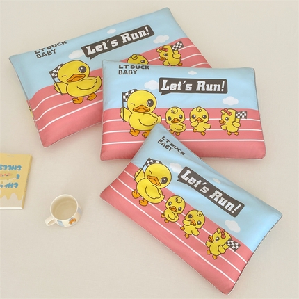 梦舒羽 2025新款正版授权全棉枕套卡通枕芯套枕头内胆套儿童抱枕套 竞速鸭