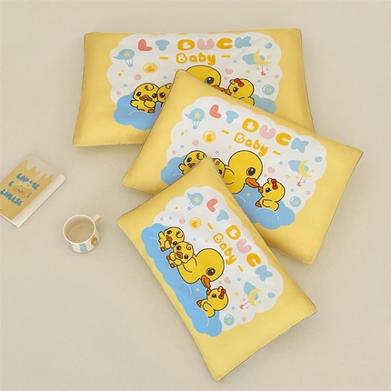 梦舒羽 2025新款正版授权全棉枕套卡通枕芯套枕头内胆套儿童抱枕套 萌鸭派对