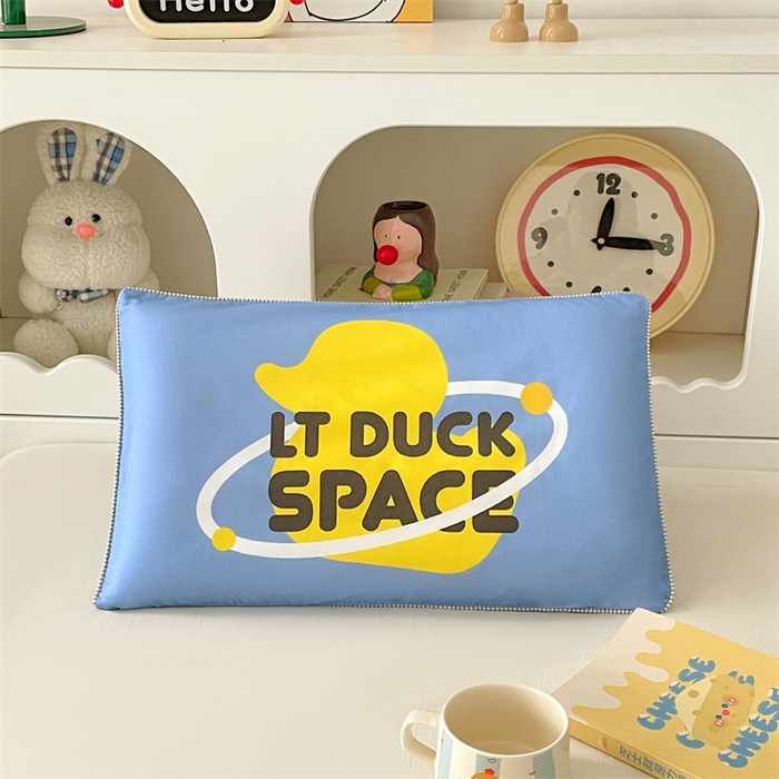 91家纺网 家纺一手货源 找家纺 梦舒羽 2025新款正版授权全棉枕套卡通枕芯套枕头内胆套儿童抱枕套 遨游星际