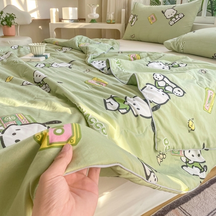 91家纺网 家纺一手货源 找家纺 （总）尊妙被业 2025新款三丽鸥水洗棉夏被