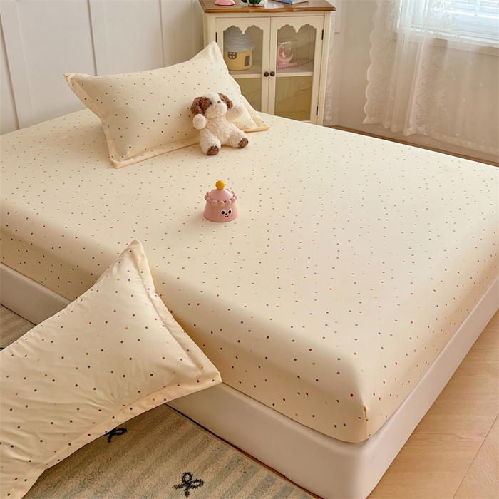 91家纺网 家纺一手货源 找家纺 梦舒羽 2025新款针织棉双层纱枕头套双人枕套枕芯套宿舍单人枕头内胆套 缤纷乐园