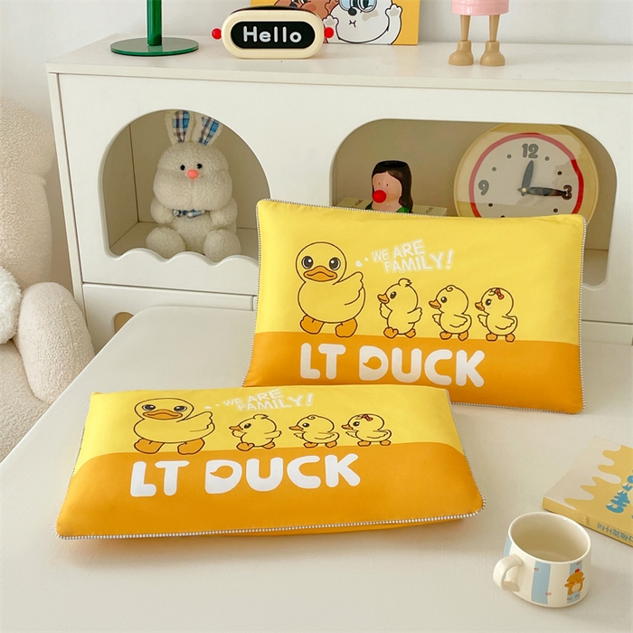 91家纺网 家纺一手货源 找家纺 （总）梦舒羽 2025新款正版授权全棉枕套卡通枕芯套枕头内胆套儿童抱枕套