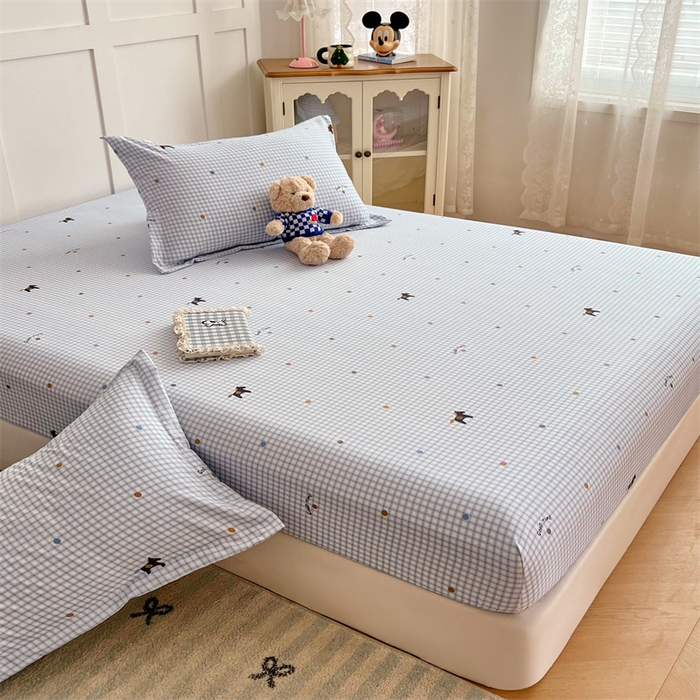 91家纺网 家纺一手货源 找家纺 梦舒羽 2025新款针织棉双层纱枕头套双人枕套枕芯套宿舍单人枕头内胆套 奇幻木马