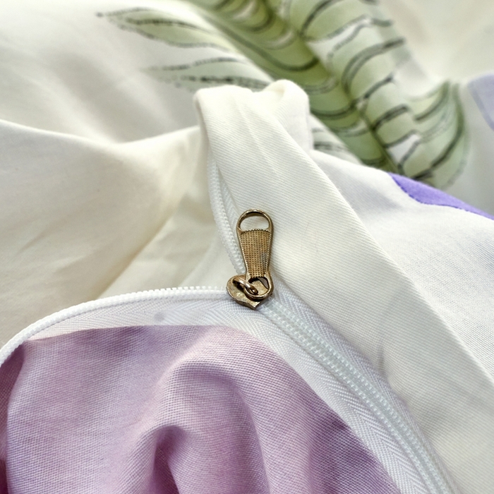 91家纺网 家纺一手货源 找家纺 珂博家纺 2025新款12868全棉纯棉小清新印花四件套 花梦绮境