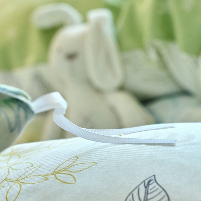 91家纺网 家纺一手货源 找家纺 珂博家纺 2025新款12868全棉纯棉小清新印花四件套 叶色来香