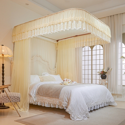 91家纺网 家纺一手货源 找家纺 （总）梦尔佳蚊帐2025新款U型导轨蚊帐-861荣华富贵系列