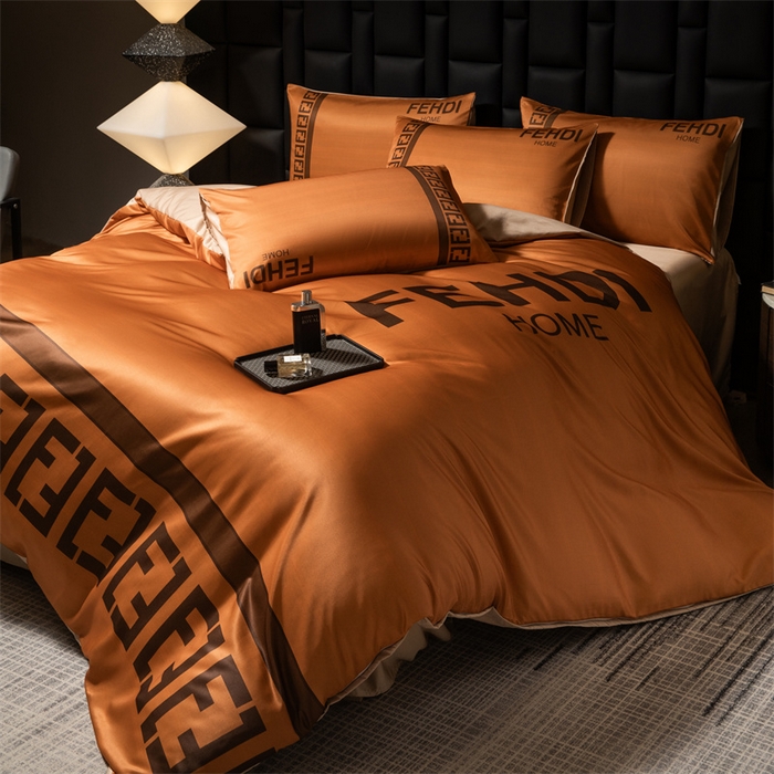 91家纺网 家纺一手货源 找家纺 色鬼布艺 2025新款水洗真丝四件套水洗冰丝数码印花四件套 轻奢