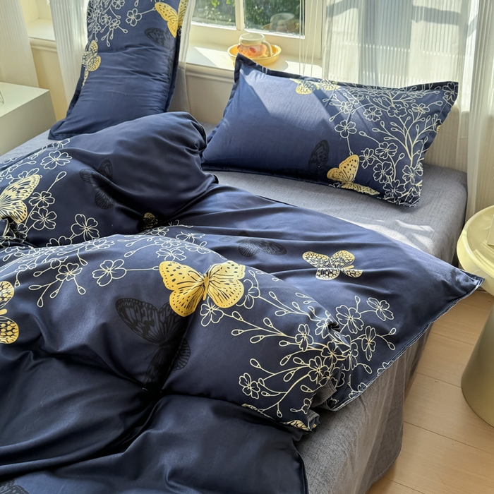 91家纺网 家纺一手货源 找家纺 （总1）赫然家纺 新款舒适柔软亲肤爆款芦荟棉四件套货源充足